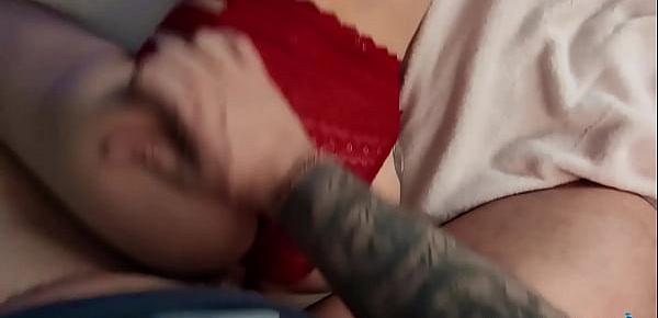  Man Hard Rough Fucks Horny Babe, Got Deepthroat As A Gift For Christmas and Cum in Mouth